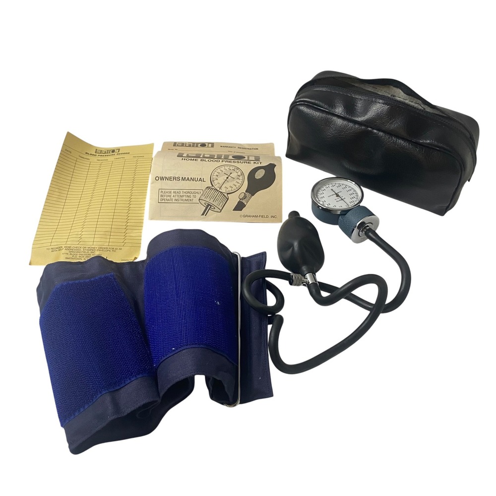Vtg Labtron Home Blood Pressure Kit Graham-Field Sphygmomanometer Japan